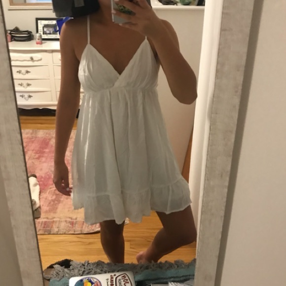 PRINCESS POLLY WHITE DRESS - Picture 7 of 8